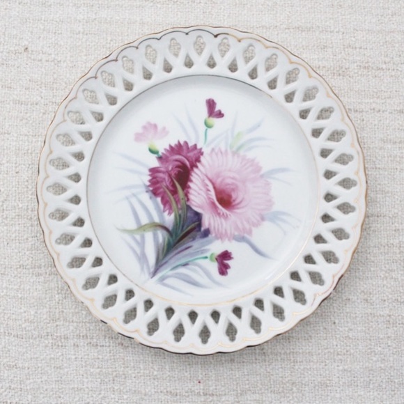 Vintage Other - Vintage Occupied Japan Cutout Decor Plate L191